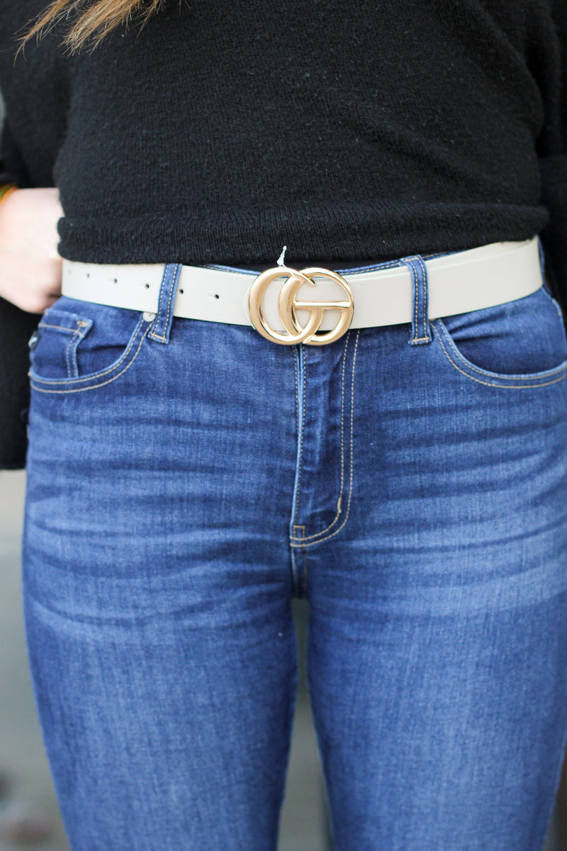 Thick CG Belt-Taupe
