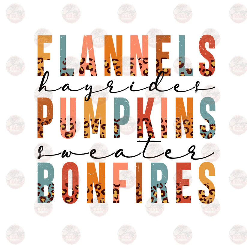Fall Favorites- Pocket Size, Front or Back-C