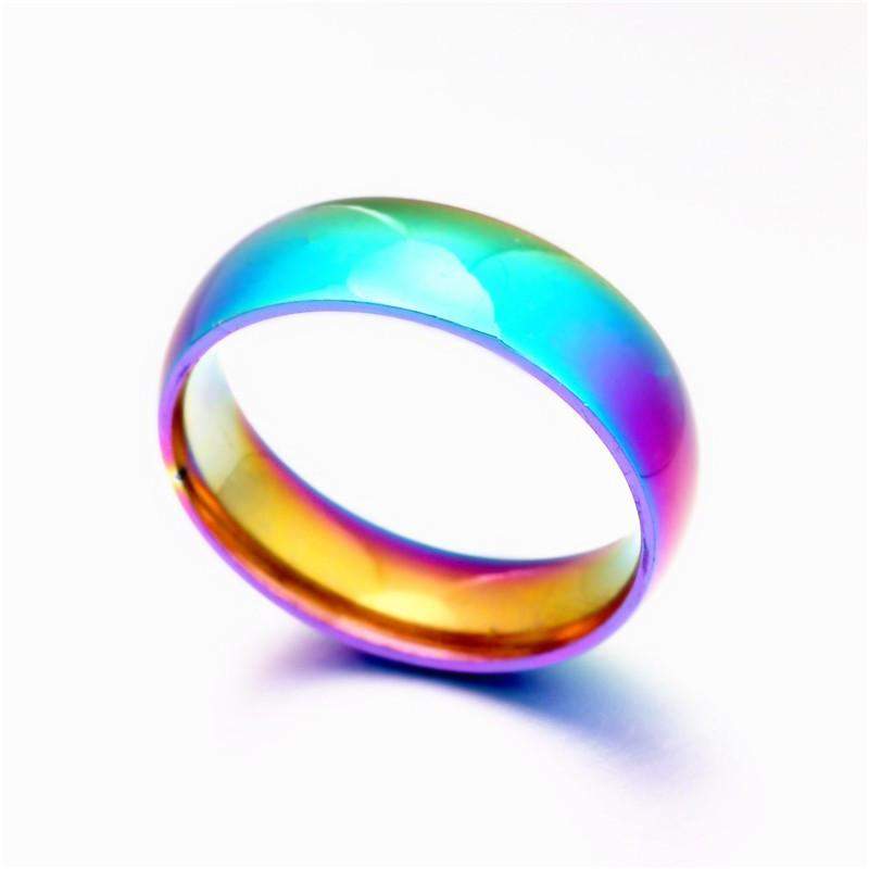 Beautiful Rainbow Ring – CleverClad Jewelry
