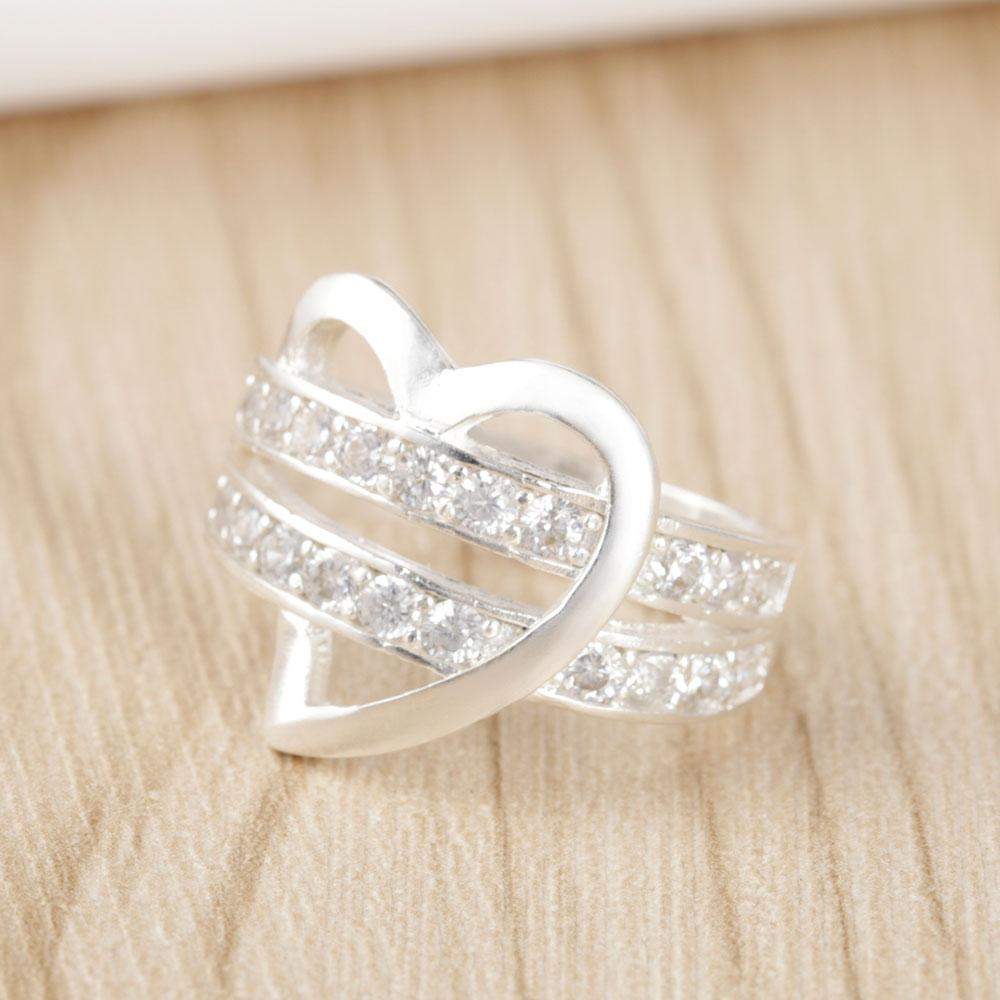 Silver Heart Wedding Ring – Super Cool Now