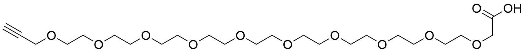 Propargyl-PEG10-CH2COOH