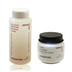 Innisfree: Super Volcanic Pores 2 Types Super Mask+Smooth Toner