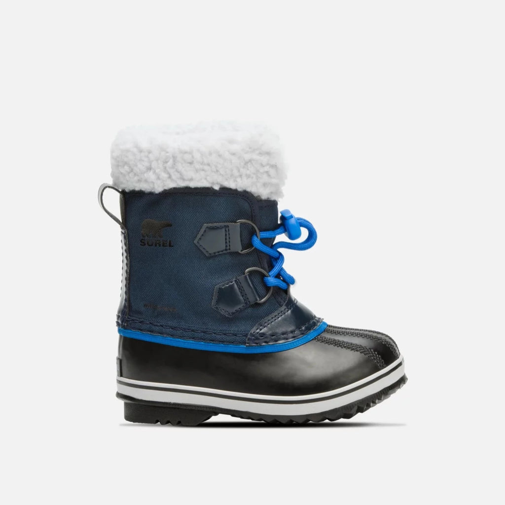 Sorel Collegiate Navy Nylon Yoot Pac Youth Boot Twiggz