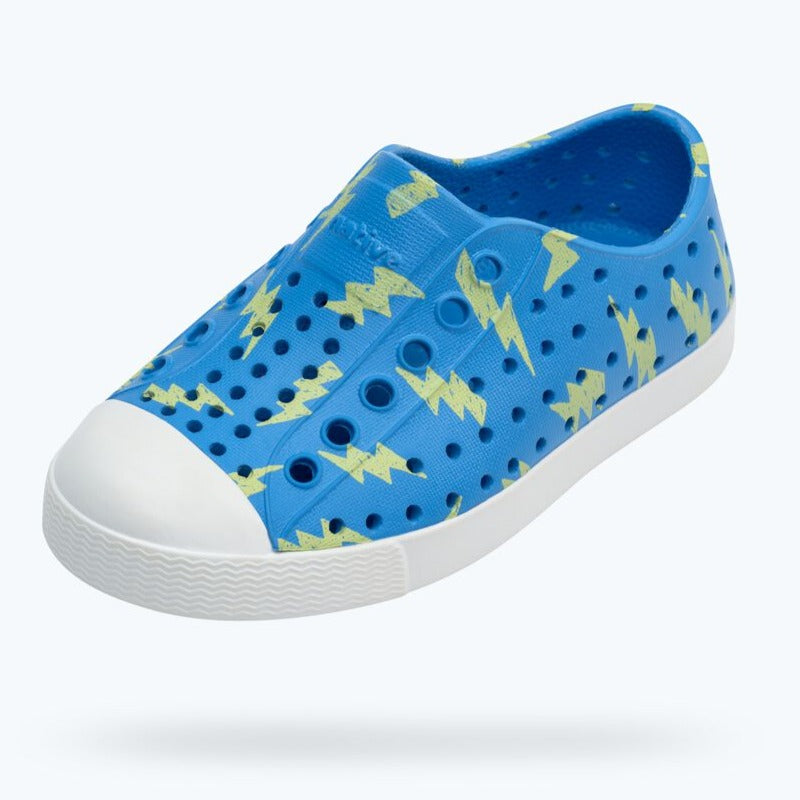 Native Shoes Resting Blue Celery Lightning Toddler Sugarlite