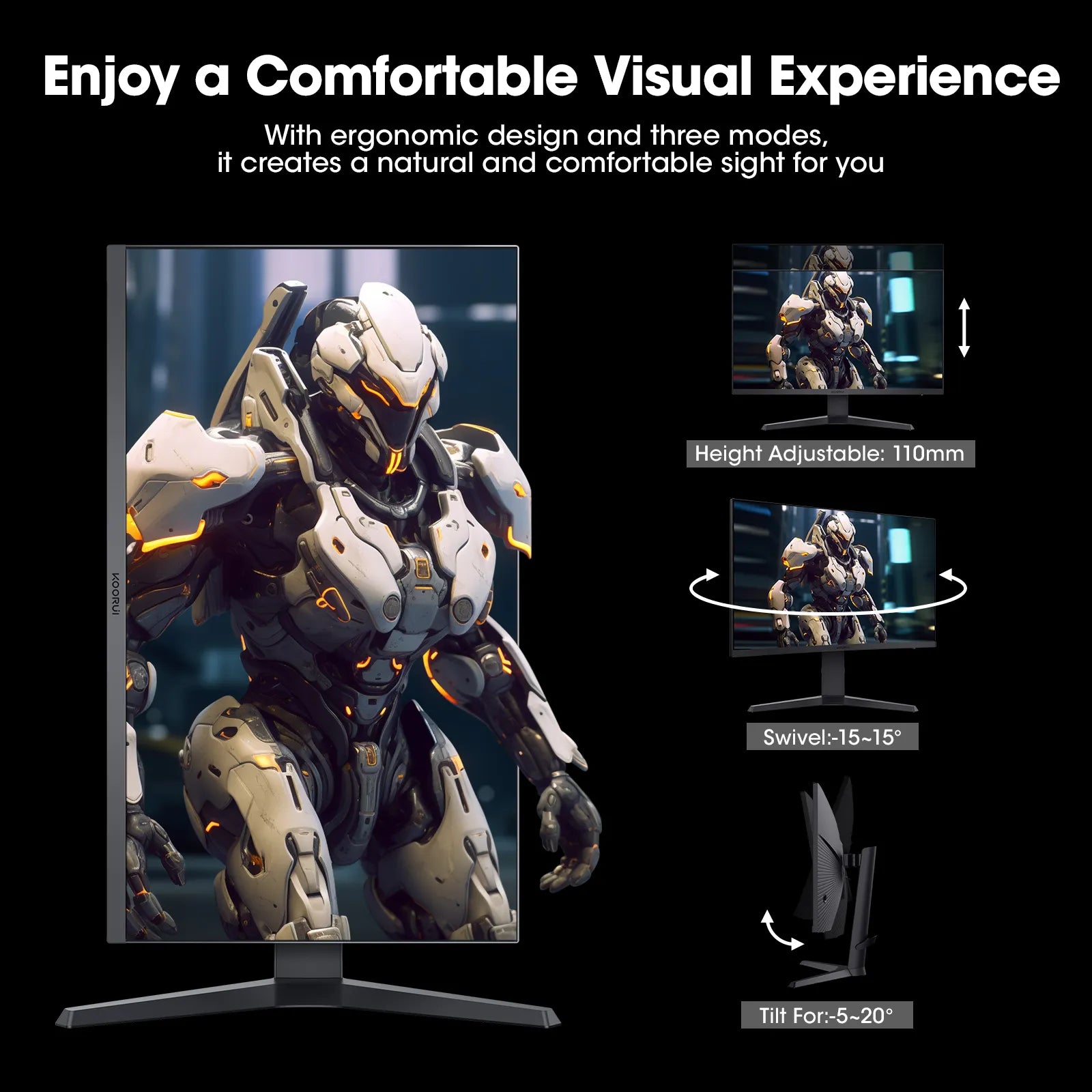 Koorui 27E3QK 27 240Hz Refresh Rate IPS Gaming Monitor – Koorui Monitors -  Online Store