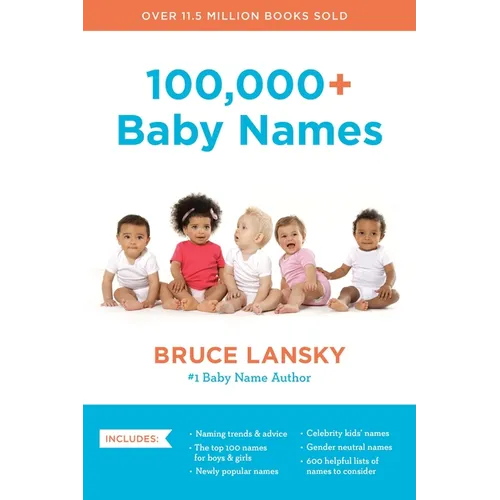 100,000+ Baby Names: The Most Helpful, Complete, and Up-To-Date Name Book - Paperback