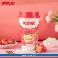 Thé au lait nata de coco Fraise Xiang piao piao