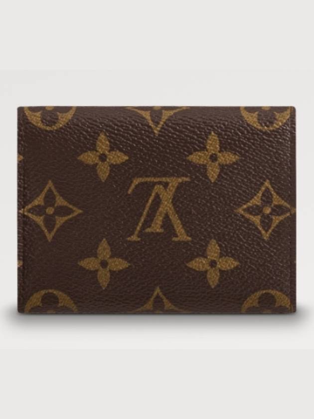 Envelope Business Card Holder Monogram Canvas 988