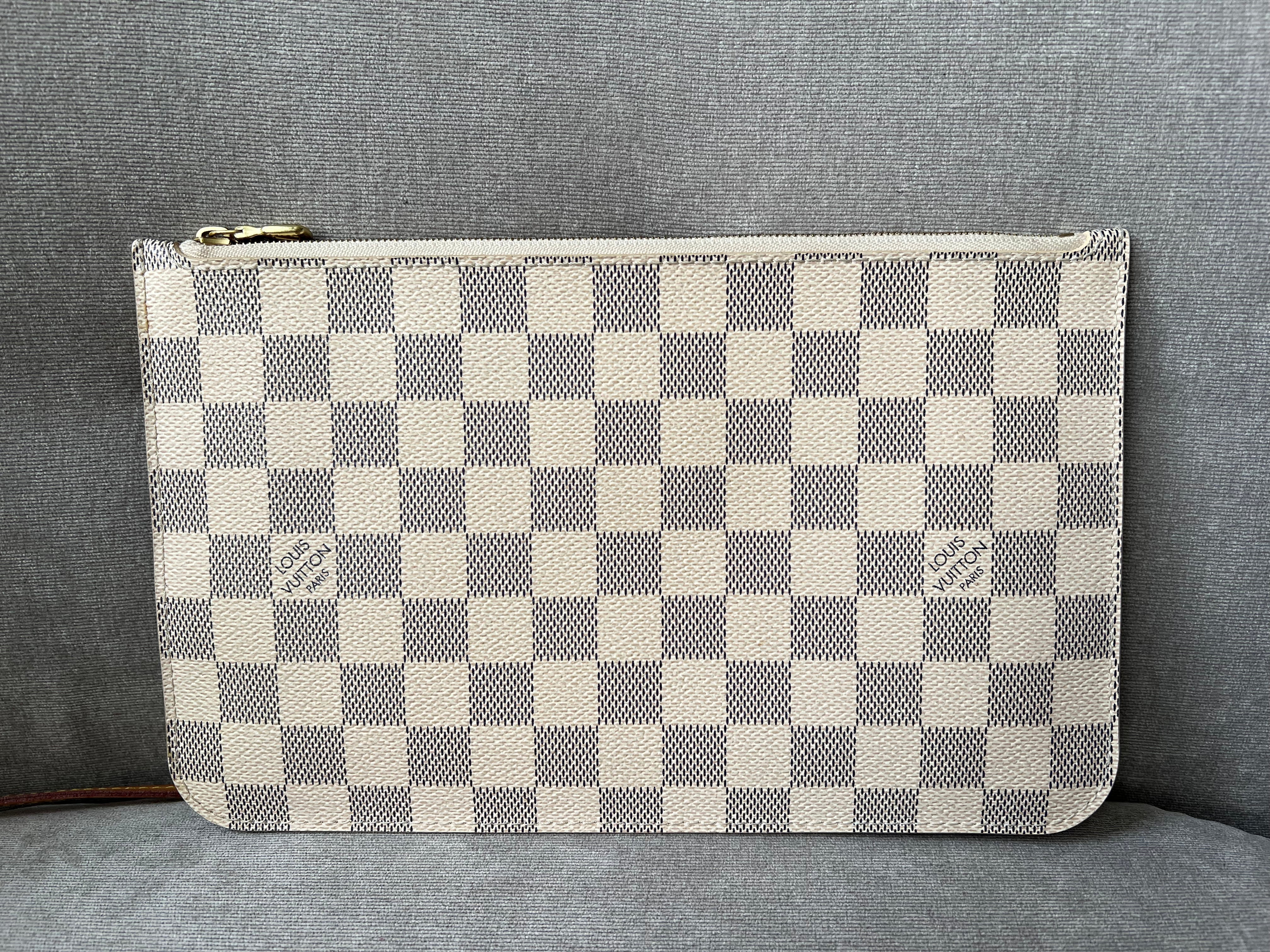 Louis Vuitton Pouch (from Neverfull MM) in Damier Azur 636