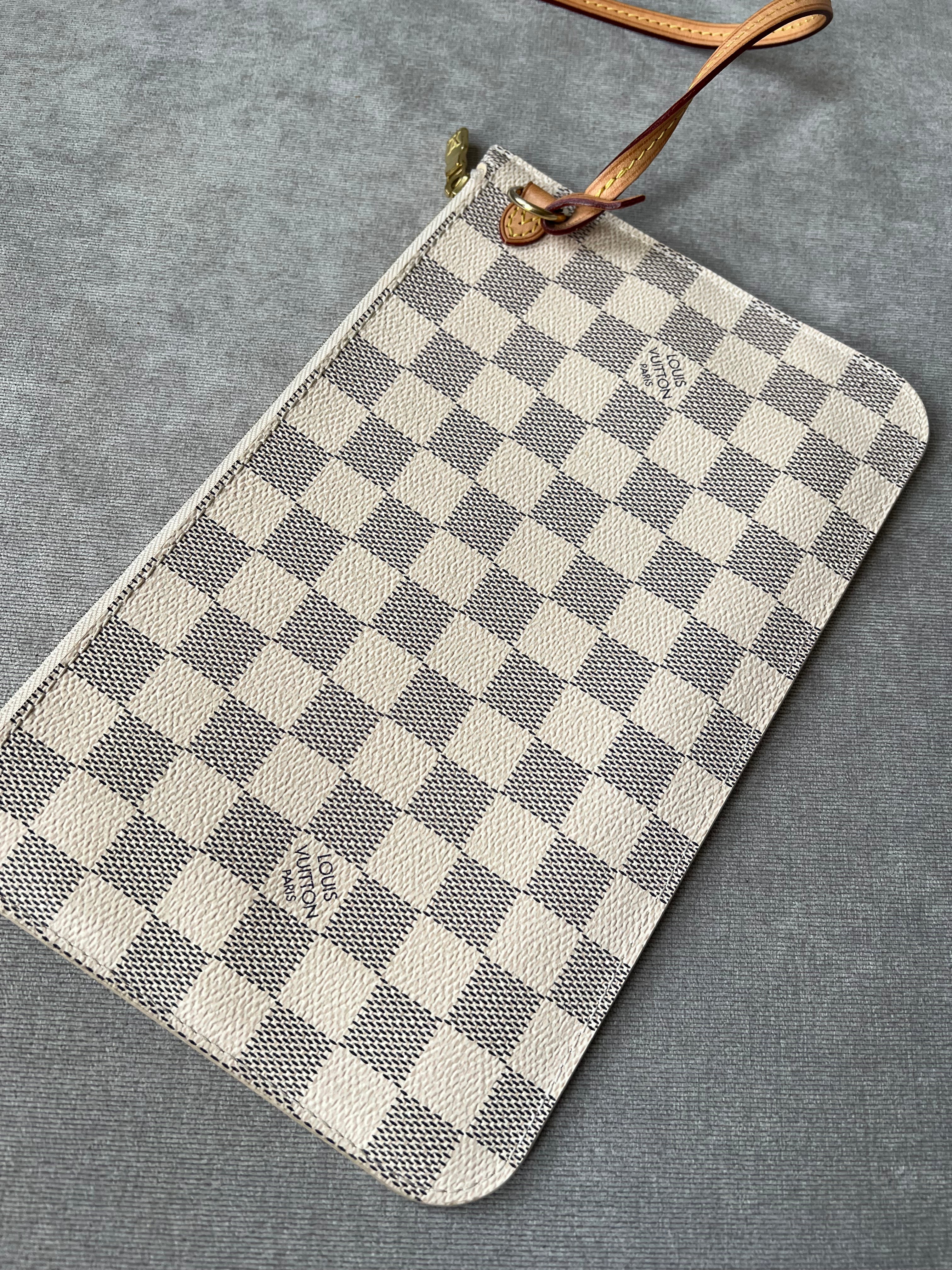 Louis Vuitton Pouch (from Neverfull MM) in Damier Azur 636