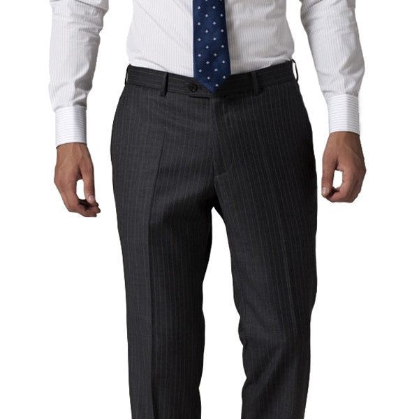 Dark Gray Stripe Suit - ChicerMan