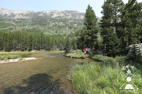 Montana Masterminds Crew taking a Lunch Break