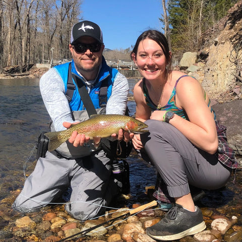 Jeff Ditsworth, Owner of Pescador on the Fly &amp; His Daughter Juliet on Rock Creek, Near Missoula