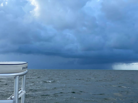 Thunderstorm moving in near Key West, Florida