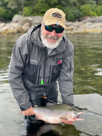 Pink Salmon Caught on Pescador on the Fly, El Jefe 8 Weight