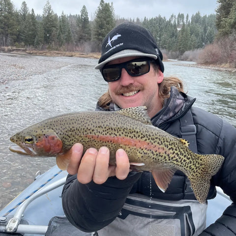Solid El Jefe Caught Rainbow Trout on The Blackfoot River in Montana