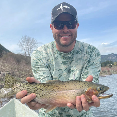 Jeff Ditsworth, Owner of Pescador on the Fly with a Snake River Cutthroat