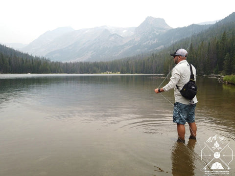 Jeff Ditsworth, Owner of Pescador on the Fly, Enjoying Some Dry Fly Action in Montana