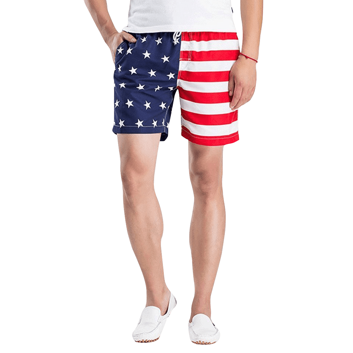 american flag swimming trunks