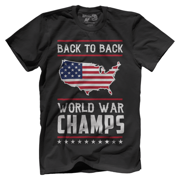 back to back world champs shirt