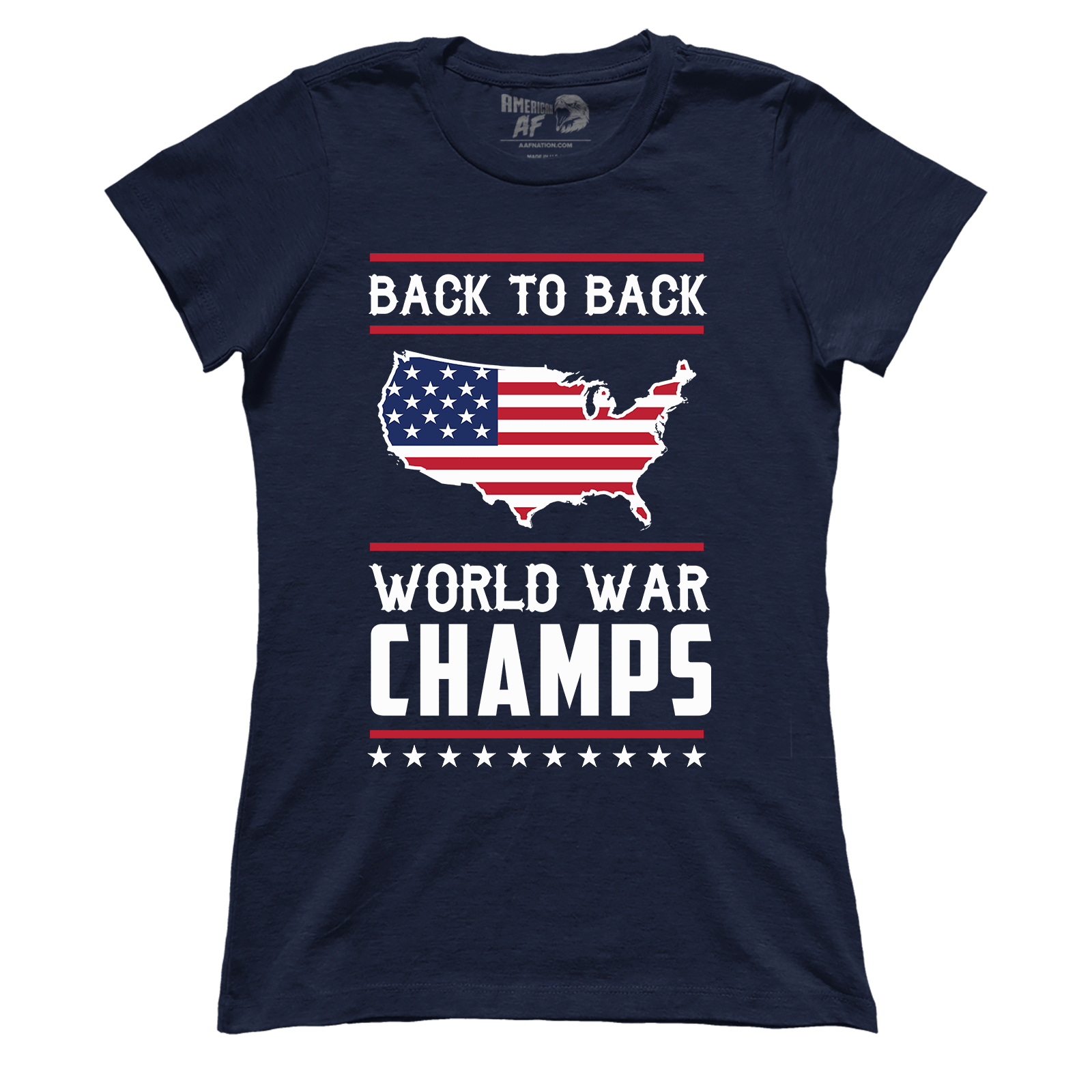 back to back world war champs women's tank