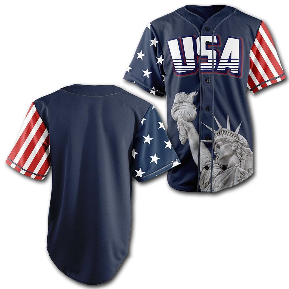 Custom Baseball Jersey Design Stitched Name/ Number/Logo Of The American  Flag Athletes Softball Shirts For Men And Youth - AliExpress