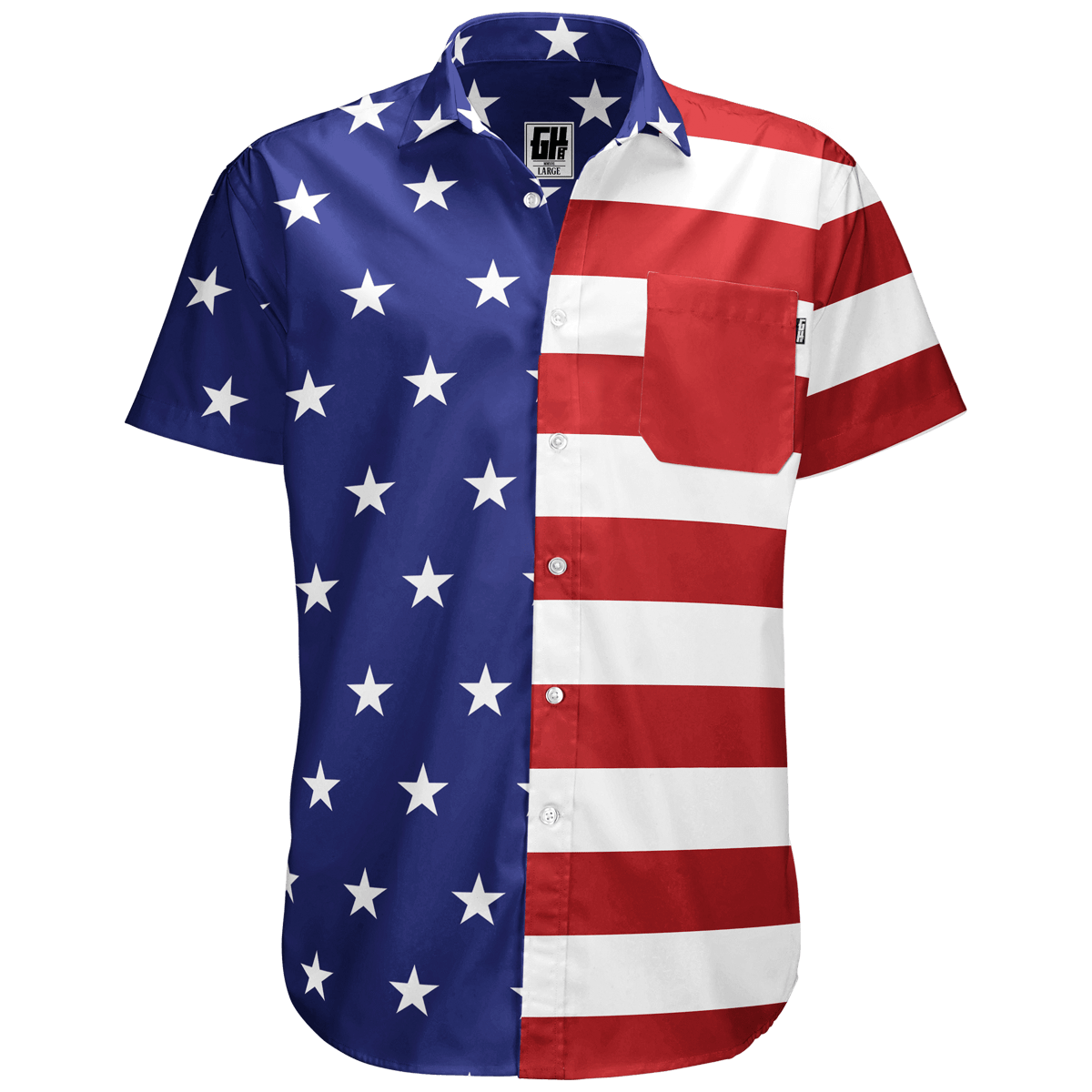 American Flag Button Down | American AF - AAF Nation