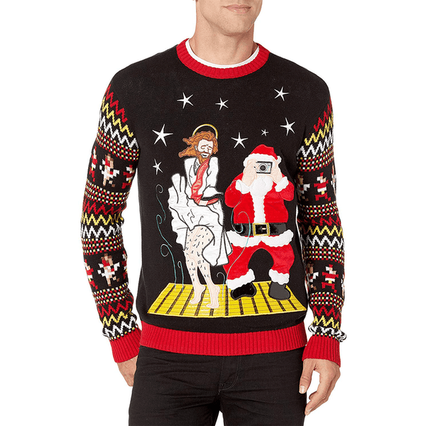 santa jesus sweater