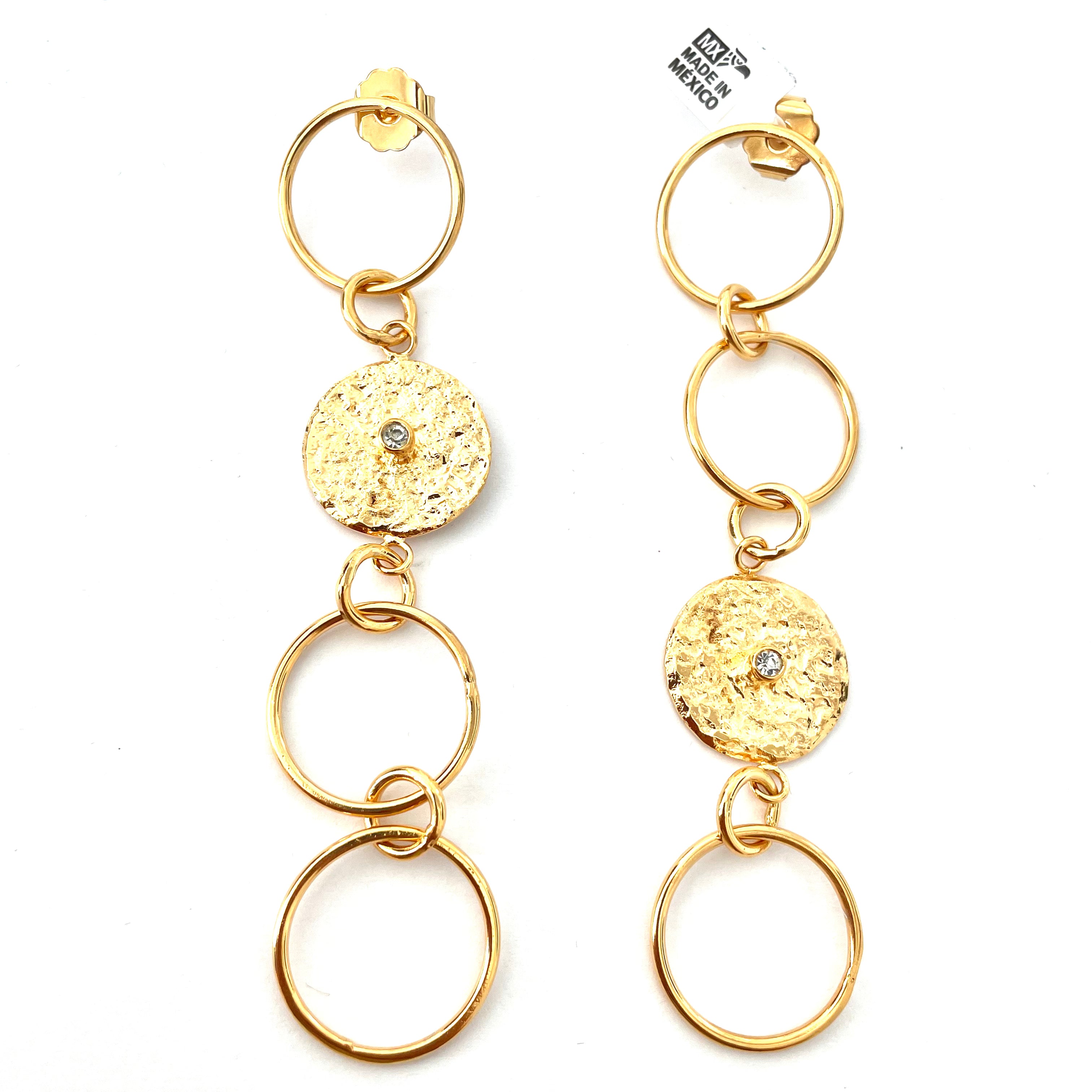 Linear Hoop Earrings