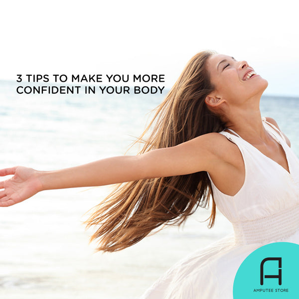 Three tips on how to be more confident in your own body.