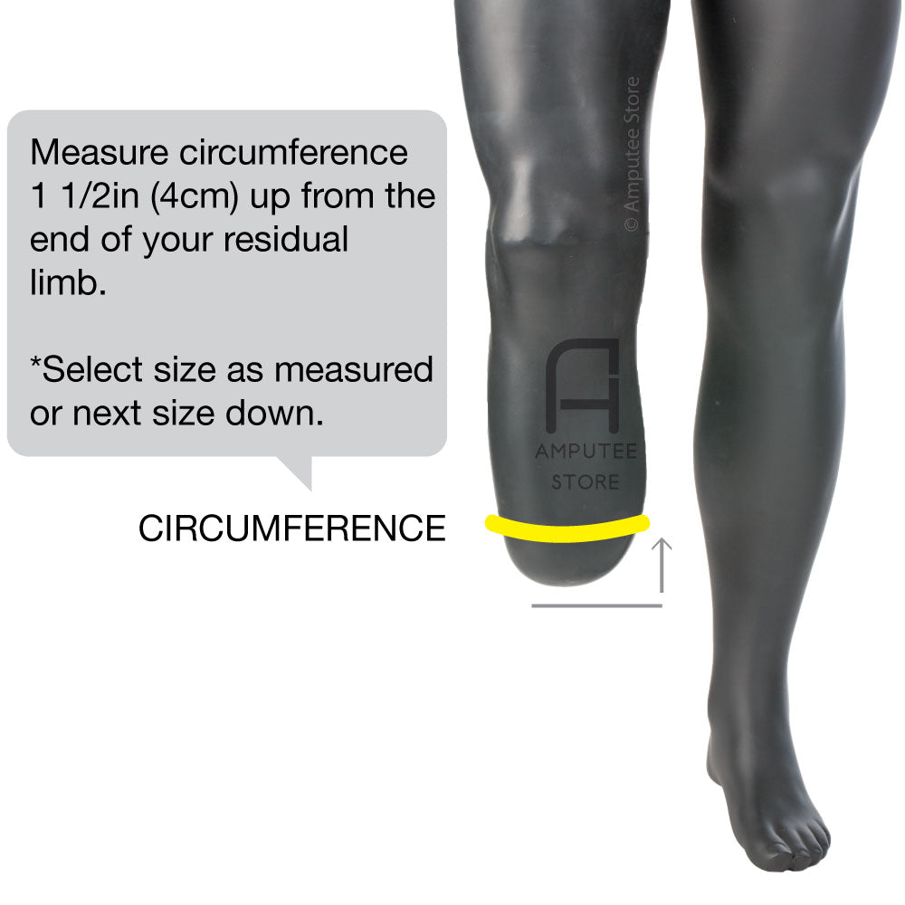 How to measure BK amputee for ottobock prosthetic liner.