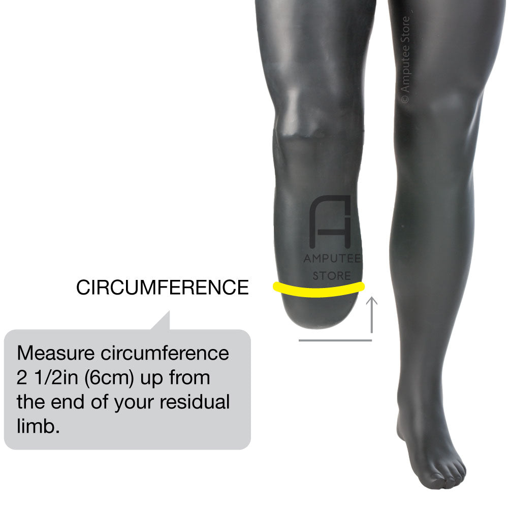 How to measure BK amputee for prosthetic liner.