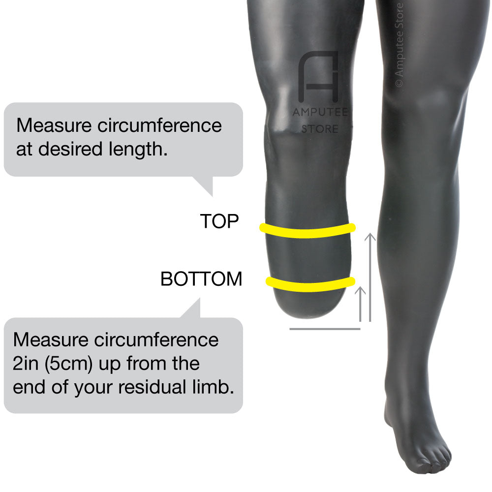 Softwick half sock to tighten prosthetic along bottom of your socket.