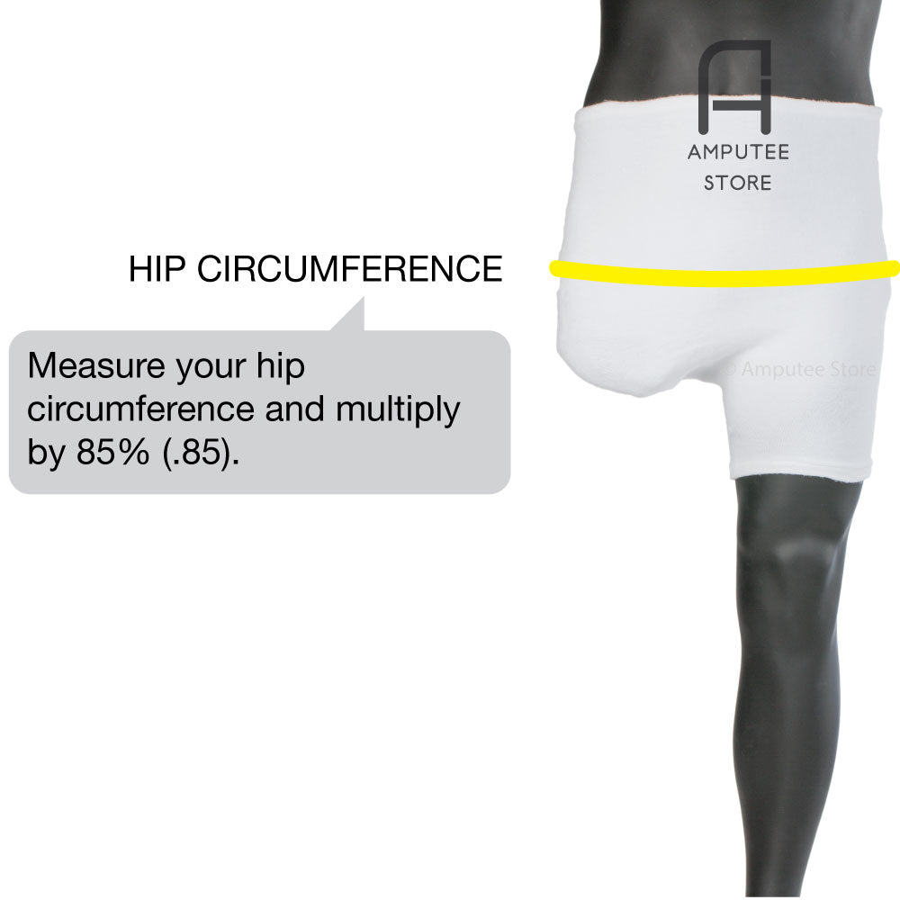 How to measure for a hip disarticulation prosthetic sock by knit-rite.