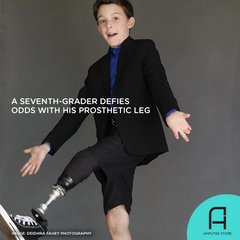 Seventh-grader Logan Marmino continues to follow his dreams despite being born without a leg.