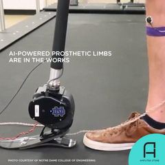 Engineers at the University of Notre Dame are working on an AI-powered prosthetic limb.