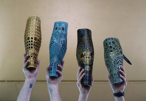 Alleles prosthetic covers come in a wide range of designs.