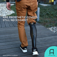 As more people take pride in their prosthetic limbs, are prosthetic covers still necessary?