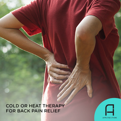 Know when to use cold or heat therapy for back pain relief.