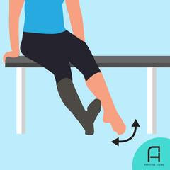 Dorsiflexion and plantarflexion exercise for new lower-limb amputees.