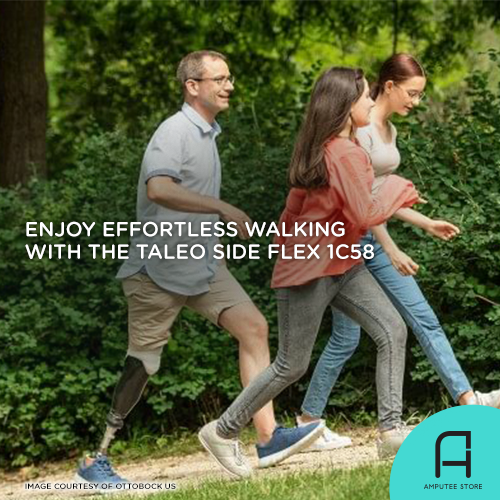 Enjoy effortless walking with the Ottobock Taleo Side Flex 1C58 prosthetic foot.