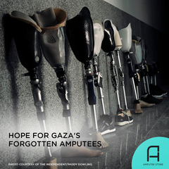 Gaza's amputees get to rebuild their lives with help from Hamad Bin Khalifa Hospital's affordable prosthetic limbs and prosthetic care.