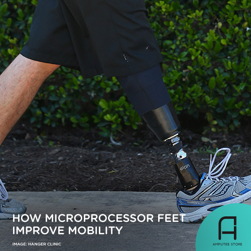 Microprocessor feet significantly improve a user's prosthetic mobility and physical function.