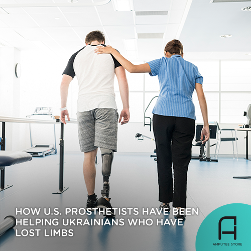 US-based prosthetists have been helping Ukrainian soldiers and civilians get prosthetic limbs.