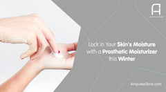 Cure winter dry skin with a prosthetic moisturizer and avoid red painful skin.