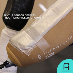 Researchers from North Carolina State University created a flexible sensor system that could map pressure points within the prosthetic socket.
