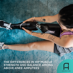 The differences in hip muscle strength and balance among above-knee amputees can help refine K-level classification.