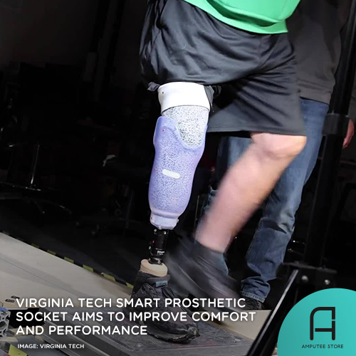 Comfortable smart prosthetic sockets are in the works at Virginia Tech.