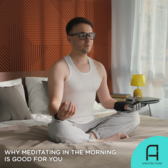 Meditating in the morning provides benefits that help you get through the day.