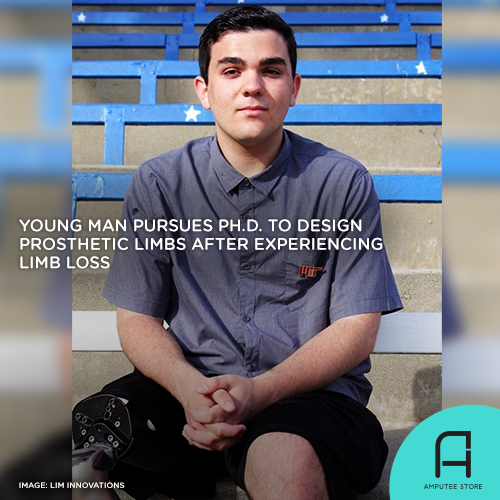 A young man from Vista, California, pursues PhD in mechanical engineering to design prosthetic limbs after limb loss.